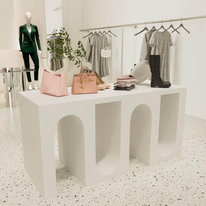 陈列架高低台S形曲线鲜花店异型烤漆桌子服装店异形中岛柜流水台,商业/办公家具,中岛/流水台,淘宝优惠券,粉丝福利购,淘宝优惠卷