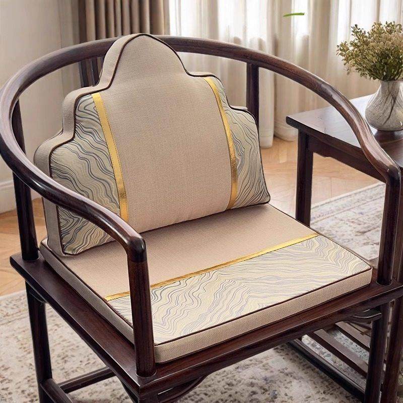 轻奢新中式靠山枕茶椅垫圈椅坐垫靠垫防滑云朵沙发抱枕靠背垫定制,居家布艺,椅垫,淘宝优惠券,粉丝福利购,淘宝优惠卷