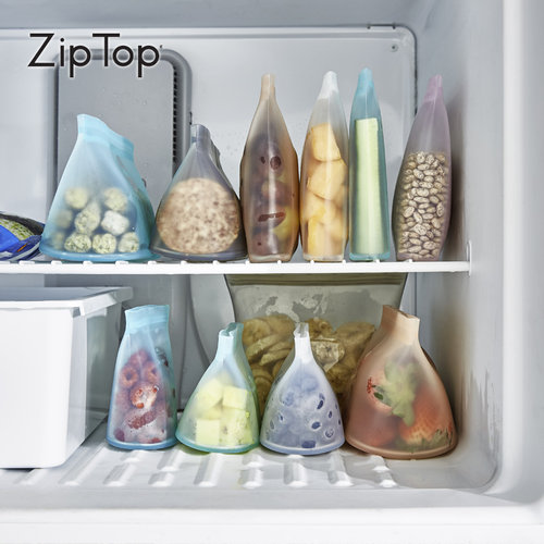 ZipTop硅胶袋冰箱储物食品保鲜袋