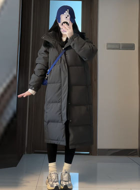 韩国高级感中戏连帽羽绒棉服女冬2024年新款女神保命加厚艺考外套