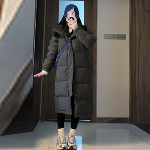 韩国高级感中戏连帽羽绒棉服女冬2024年新款女神保命加厚艺考外套