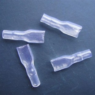 单线 6.3 接插件 冷压端子 包 阻燃透明尼龙保护套 2000只 插簧