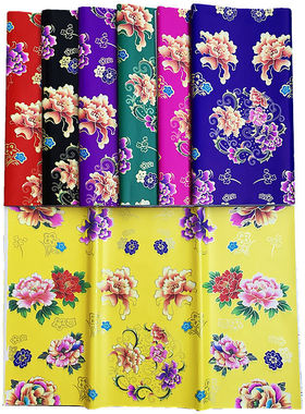 七彩蜡光纸牡丹花大张纸寒衣电光纸单面油亮光腊光手工折纸扎材料