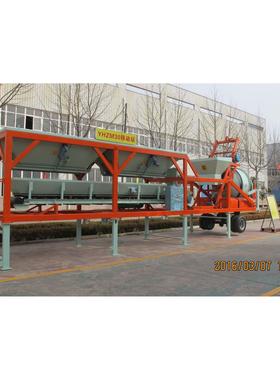 烟台JS1500搅拌主机 混凝土移动式简易站 Concrete mixing plant