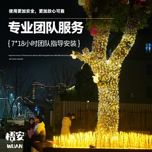 饰灯氛围灯串 户外led彩灯闪灯串灯满天星星灯家用过年新年春节装