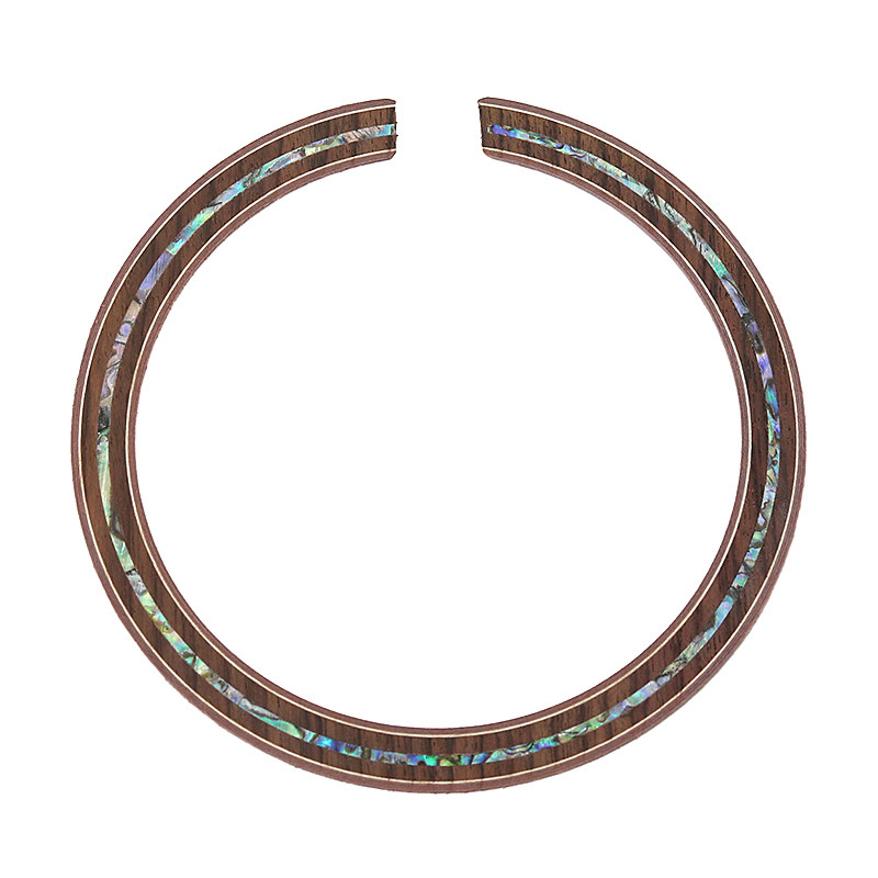 民谣木吉他口轮花 实木镶嵌彩贝吉他装饰音孔圈制作材料YQ