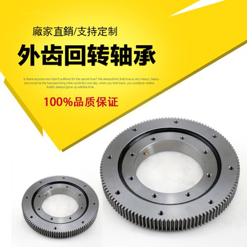 支承转盘轴承外齿小型旋转工业转盘大型机械设备底座轴承