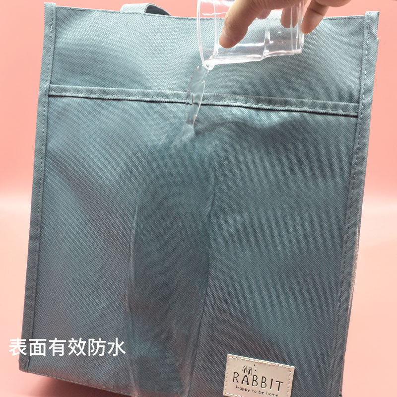 加厚防水补习袋手提补课包大容量学生书袋培训包拉炼袋男女资料袋