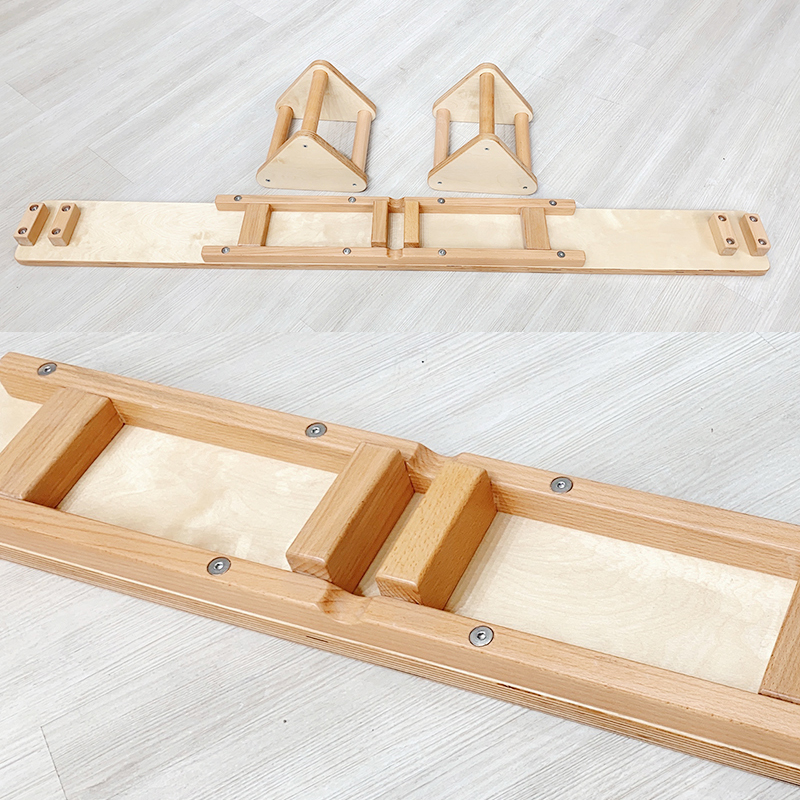 木质多功能跷跷板早教平衡台儿童感统训练器材室内摇马玩具独木桥