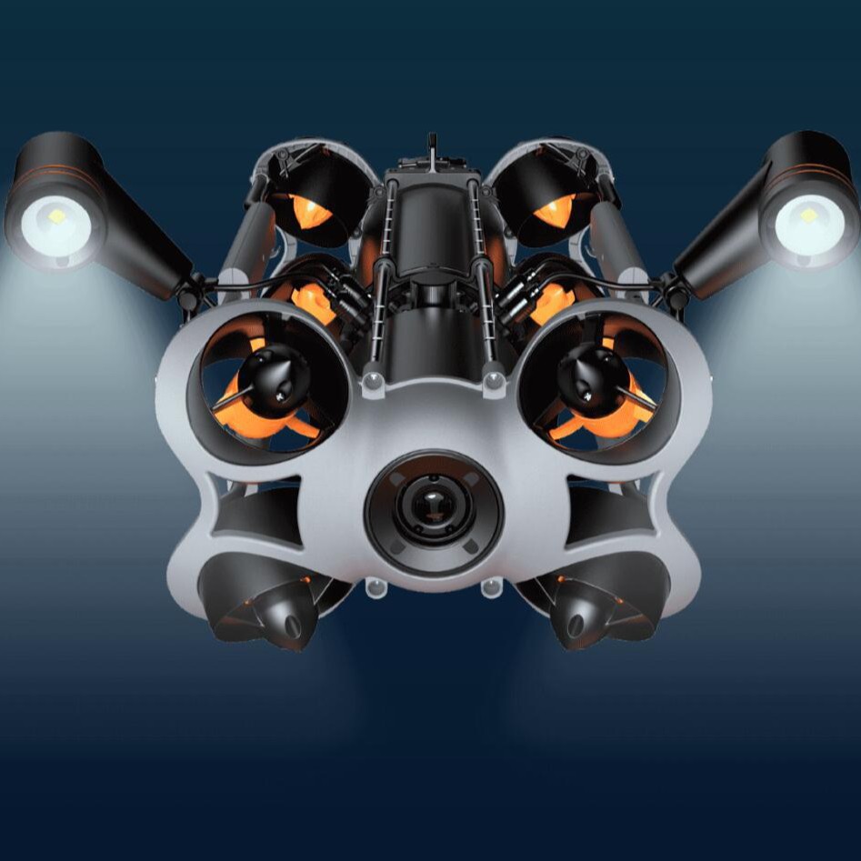 潜鲛P200PRO工业级水下机器人水下应急救援飞行器视觉传水下飞行