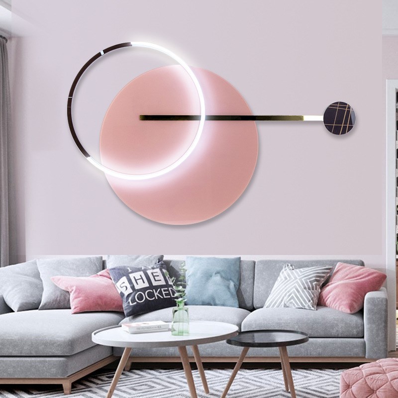 软装设计款亚克力灯画客厅玄关实物画样板房酒店现代简约工艺画