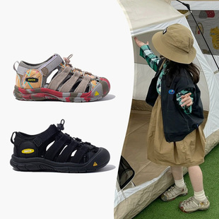 男童包头凉鞋2023新款夏季运动沙滩鞋软底儿童鞋子女童溯溪鞋科恩