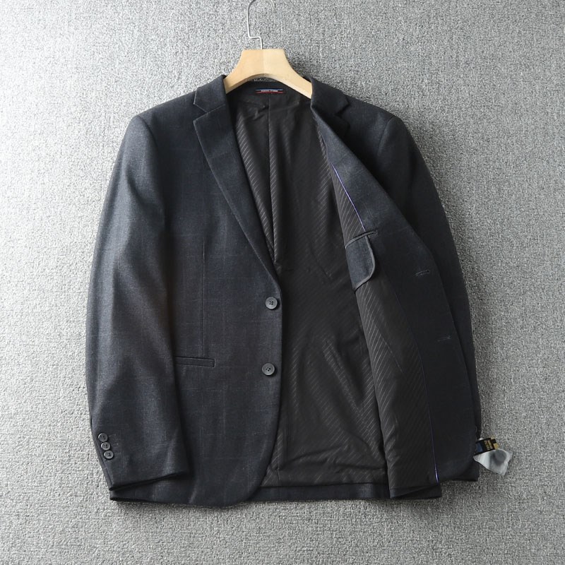 磨绒手感!高端推荐!外贸工厂尾货男士秋冬加厚商务休闲西服外套