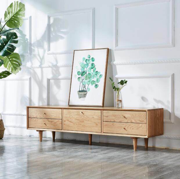 白橡木电视柜 小户型客厅柜 北欧实木日式家具 茶几电视柜组合,住宅家具,电视柜,淘宝优惠券,粉丝福利购,淘宝优惠卷