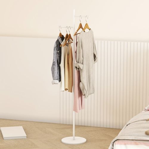 挂衣架落地卧室简易衣架子不占地家用室内房间衣服衣帽架小型衣杆