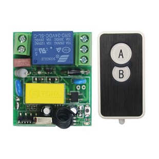 奥柯电子AC 220V单路学习码功能 灯具开关+拉丝面板单键遥