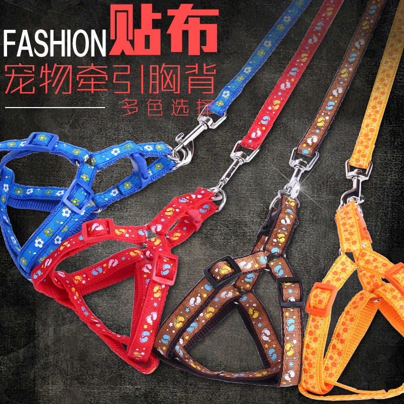 小狗狗牵引绳小型犬中型猫咪遛狗绳子泰迪狗链子胸背带宠物用品