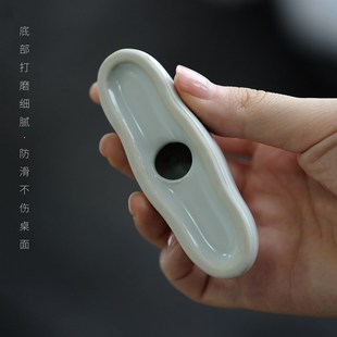 问心堂陶瓷笔山云朵笔山文房四宝笔搁书法国画毛笔架镇尺陶瓷摆件