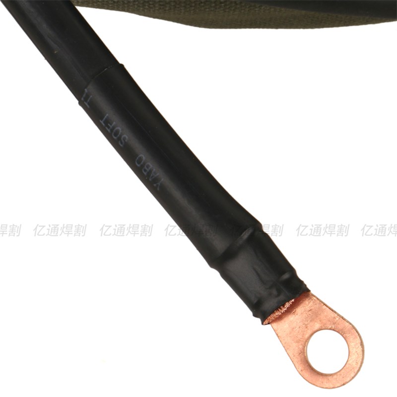 气保焊机连接送丝机控制电缆线总成 二保/7/9芯带气管焊把连接线