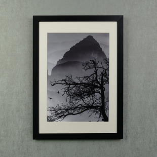 现代铝合金艺术摄影展相框作品展示装饰画框裱框架展览海报框