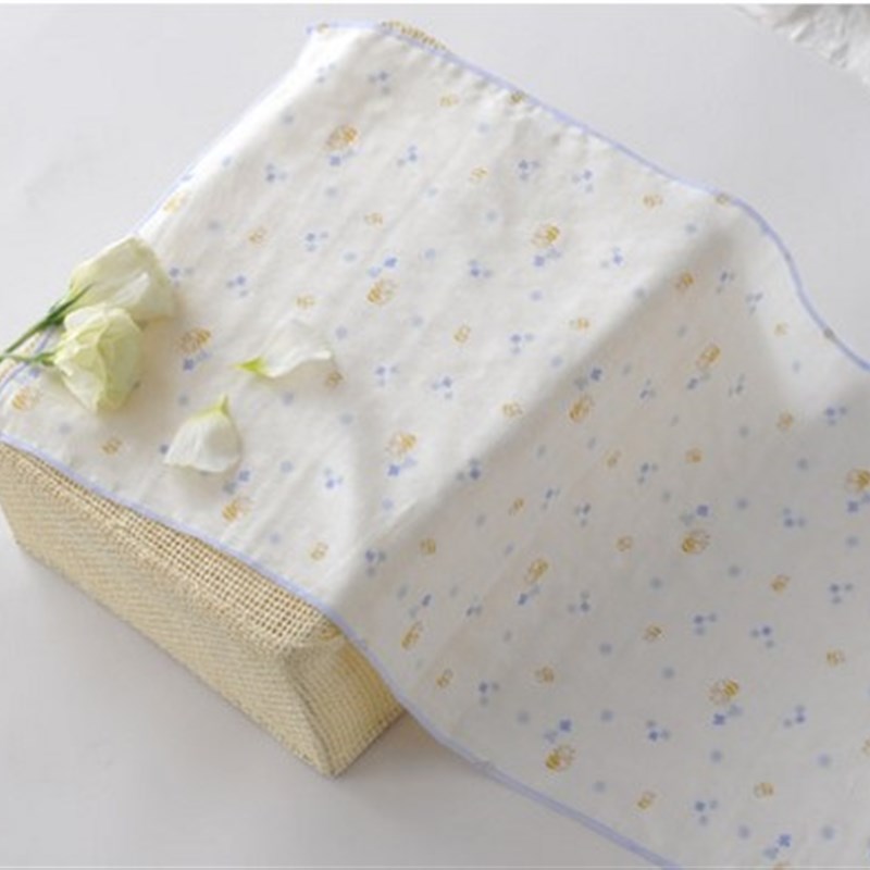 盛哲卡 宝宝纯棉 手绢 超柔软双层纱布吸汗巾/背巾 口水巾 2条装