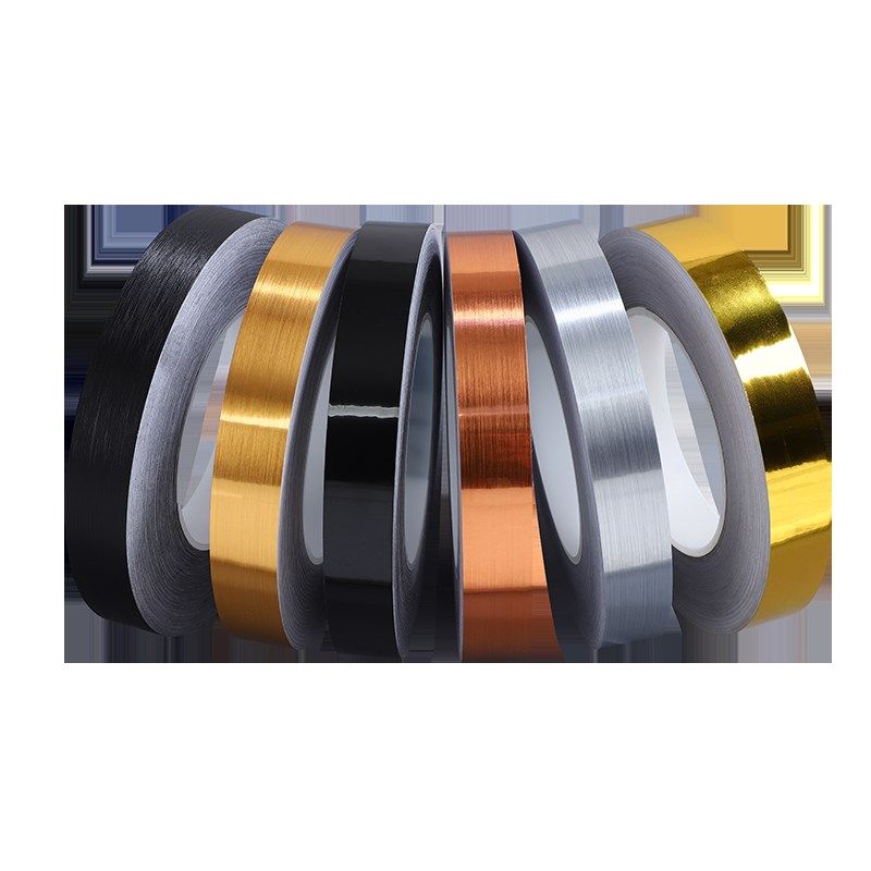 金色贴纸背景石膏线美边线加厚自粘美缝贴条衣橱柜门边框防水装饰