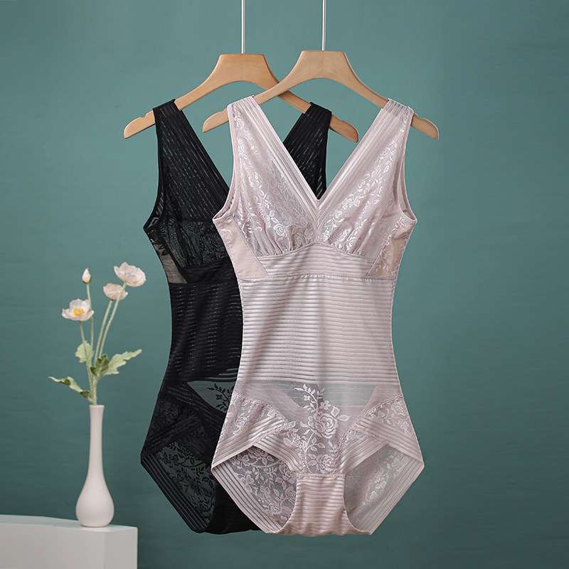 超薄连体塑身衣夏款收腹束腰塑形收小肚子后脱式无痕束身美体内衣,女士内衣/男士内衣/家居服,塑身连体衣,淘宝优惠券,粉丝福利购,淘宝优惠卷