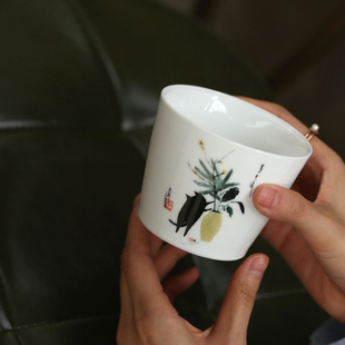 艺术家系列丨猫生日常丨六款图案可选瓷杯茶杯喝水牛奶咖啡杯炖蛋