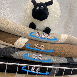 2024秋冬女士加厚斗篷羊毛双色提花披肩新中式气质外套批风