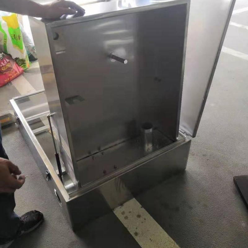 不锈钢304地下消火栓箱 埋地式 旋转型 800*650*240*1.2