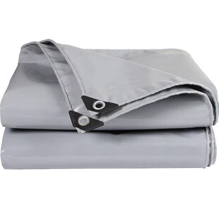 灰色刀刮布遮阳布货车雨布篷布防水防晒加厚雨棚雨布集装箱篷布