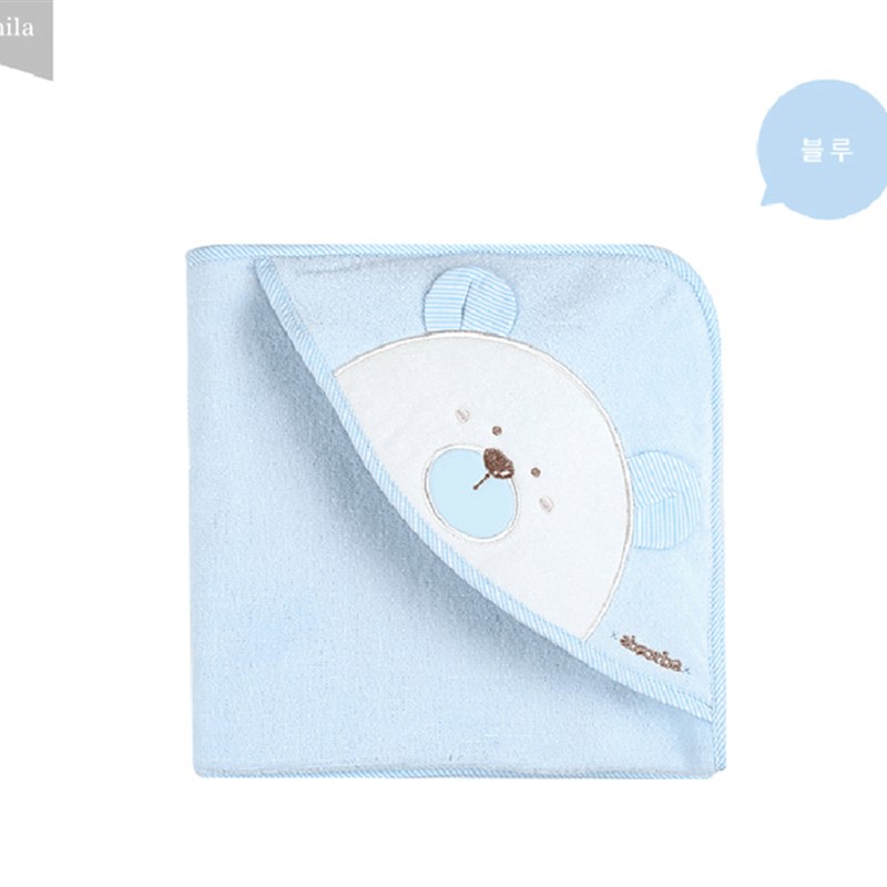 婴儿浴巾宝宝包被新生儿抱被春夏儿童纯棉加厚正方形毛巾包毯
