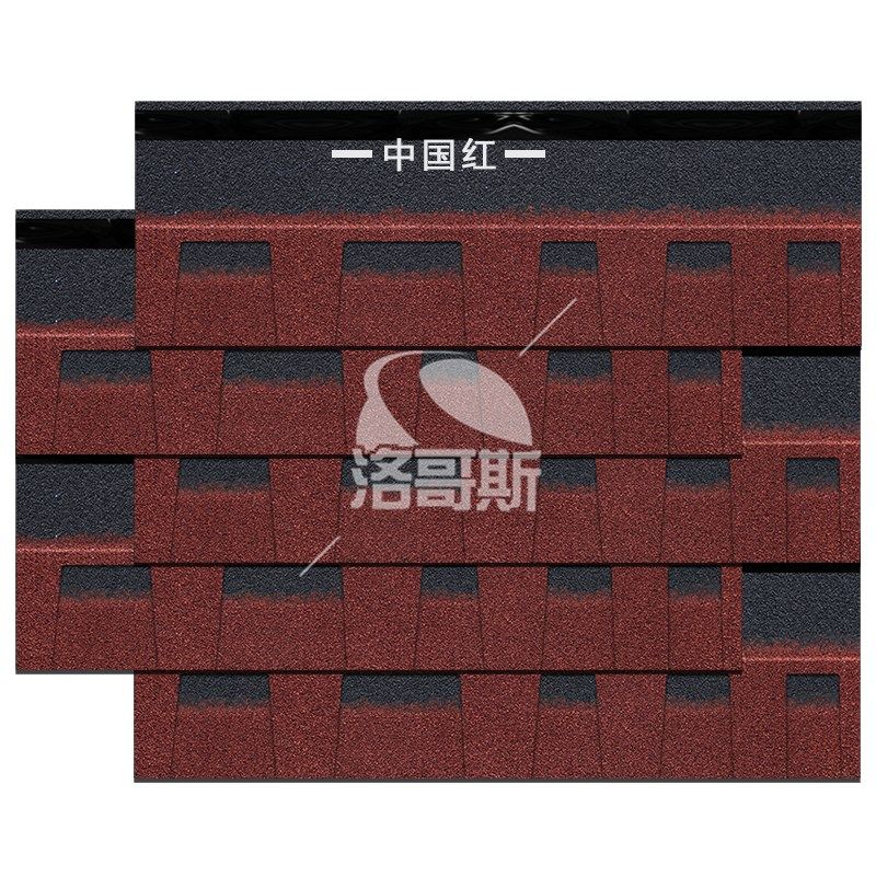 沥青瓦片双层玻纤瓦轻钢别墅木屋混凝土屋面屋顶防水油毡彩瓦厂家