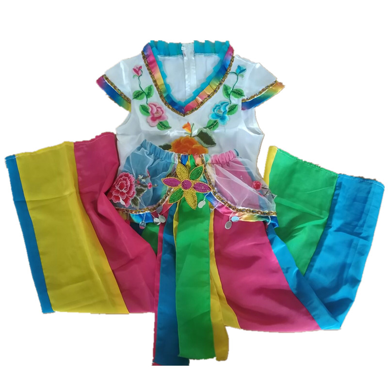 儿童俏花旦演出服装戏服 小花旦表演服 成人新款民族舞蹈服花木兰