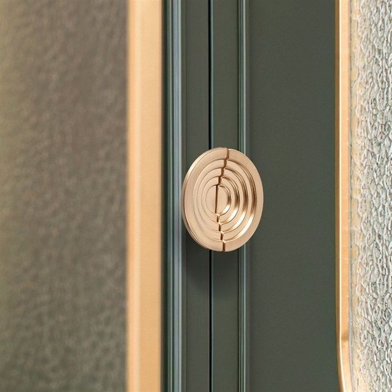 轻奢法式半圆柜门高档明装拉手抽屉圆形铜色小拉手橱柜隐形门把手,基础建材,小拉手,淘宝优惠券,粉丝福利购,淘宝优惠卷