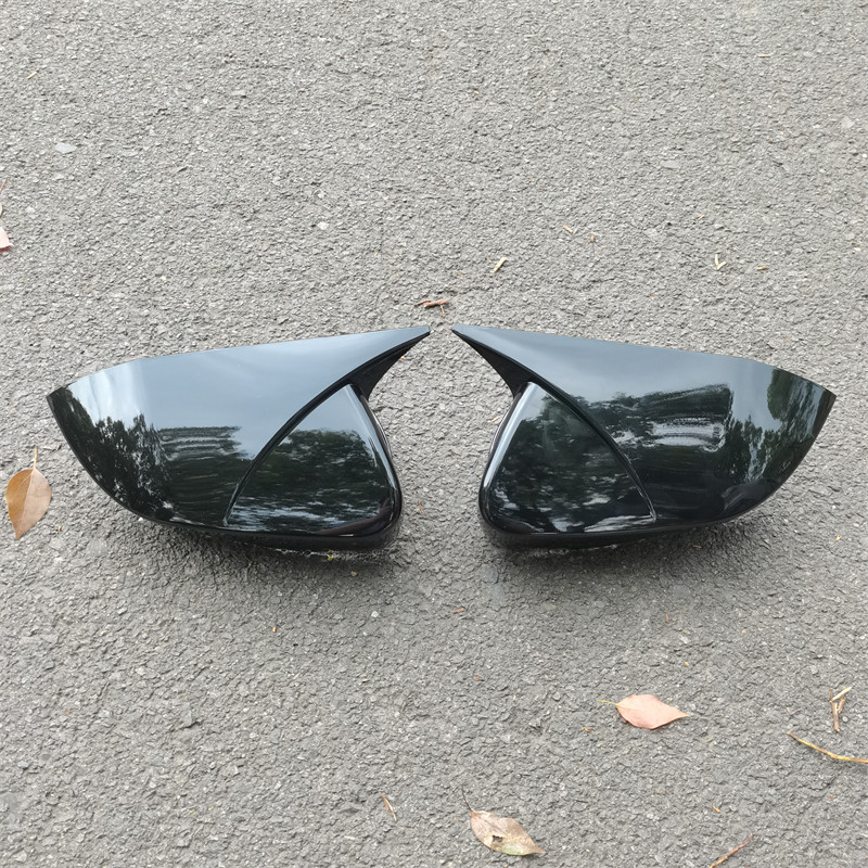 适用于长安UNIV改装后视镜壳牛角盖银耳恶魔耳倒车镜罩专用外饰件