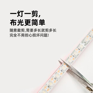 柔性led洗墙灯户外防水低压24V灯带楼体庭院外墙亮化自粘室外灯条