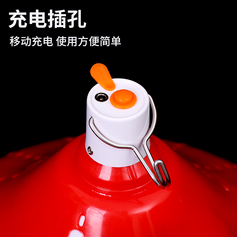 LED充电应急生鲜灯猪肉灯熟食灯泡 夜市摆摊低压水果灯超亮红白光