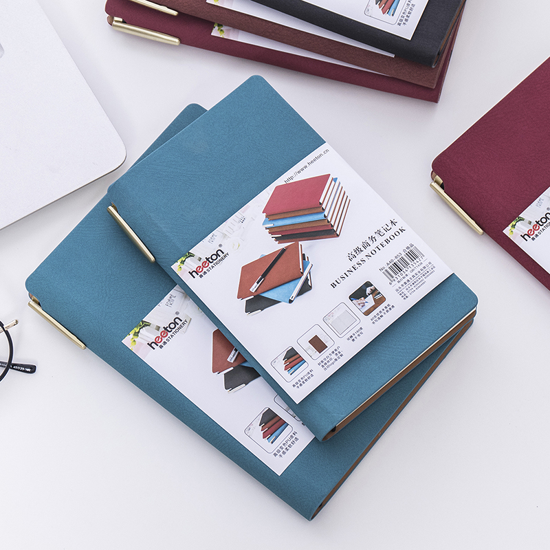 喜通A40-853 高级商务A5A6笔记本 皮面复古记事本 附带签字笔包邮