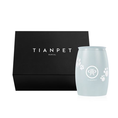 宠物骨灰盒猫狗狗骨灰毛髮离世纪念存放罐盅钛钢材质TITANIUM系列