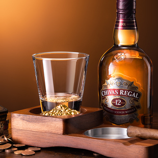 水晶玻璃威士忌酒杯套装 轻奢高颜值洋酒杯子白兰地创意啤酒杯酒具