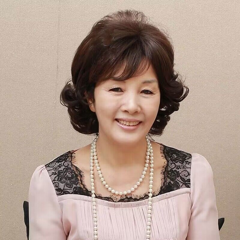 假发女防真人发短发女士中老年假发女老人蛋卷头发妈妈头套短卷发