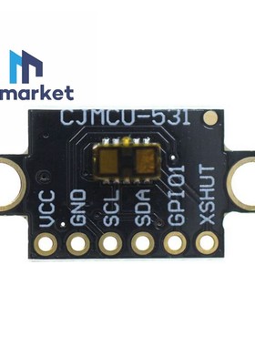 MCU-531 VL53L1X 激光测距 飞行时间传感器 400厘米距离测量