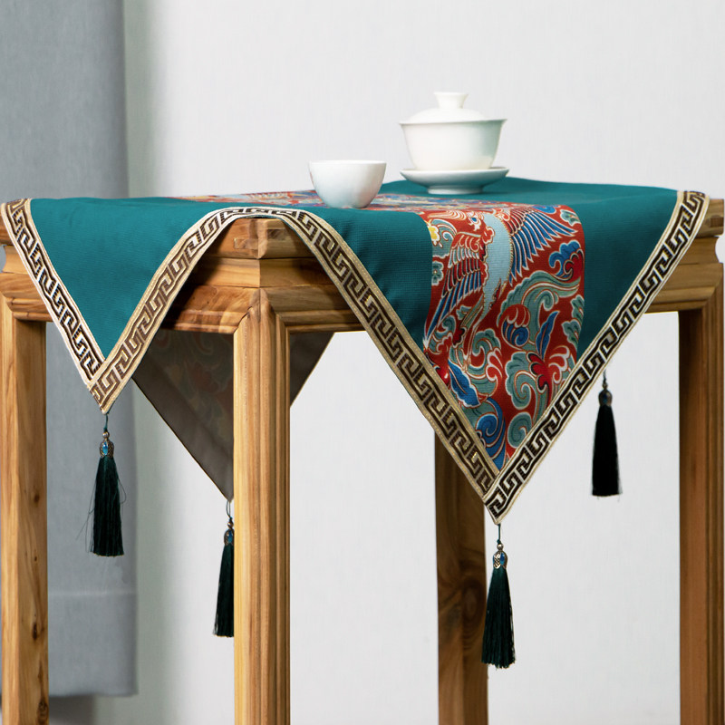 床头柜盖布中式茶几桌布家具遮盖防灰尘冰箱电视机防尘罩盖巾桌垫,居家布艺,床头柜盖布,淘宝优惠券,粉丝福利购,淘宝优惠卷