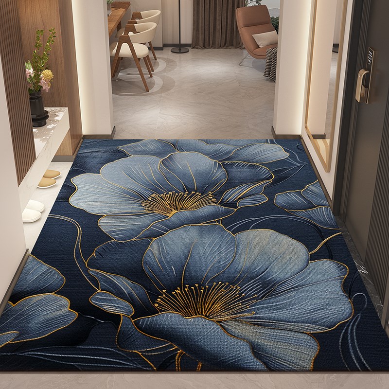 高级感入户门地垫轻奢进门地毯门垫家用耐脏门口脚垫防滑客厅垫子