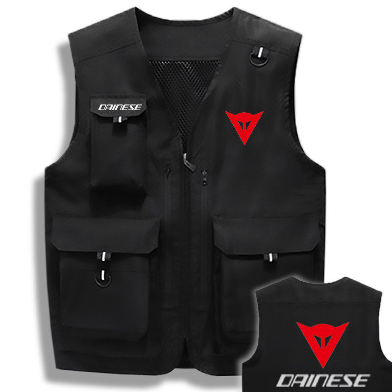 丹尼斯骑行服摩托车机车宝马马甲赛车改装车多口袋马夹LOGO定制