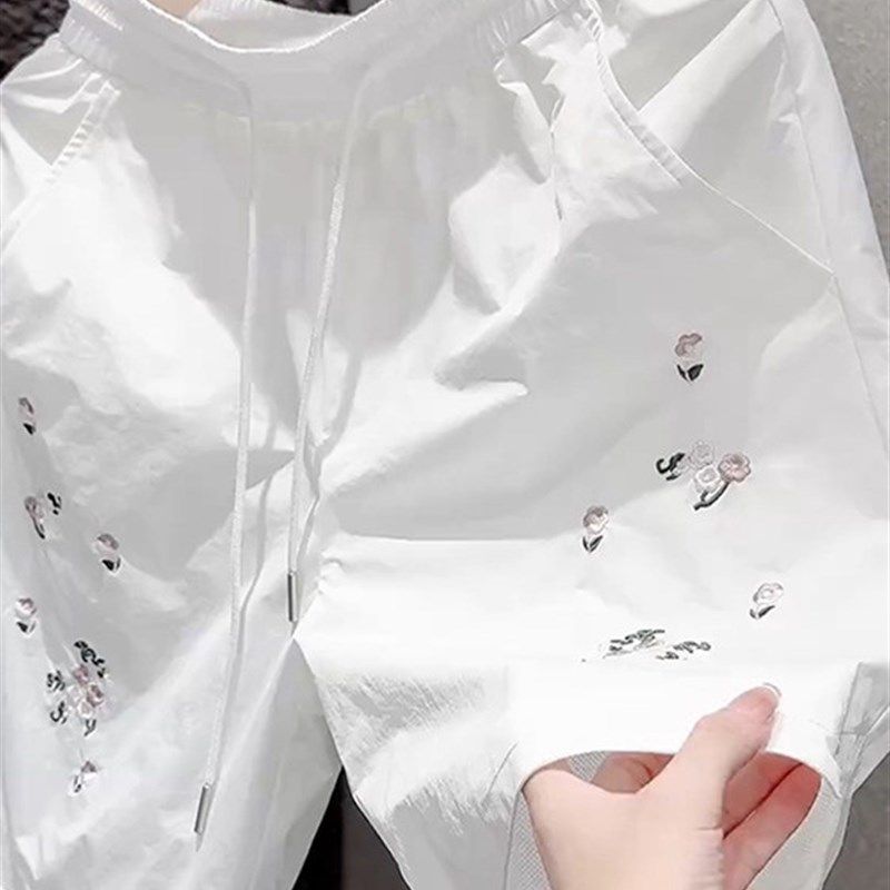 韩版男士休闲短裤宽松帅气青年简约百搭高级感刺绣五分裤男款裤子,男装,短裤,淘宝优惠券,粉丝福利购,淘宝优惠卷