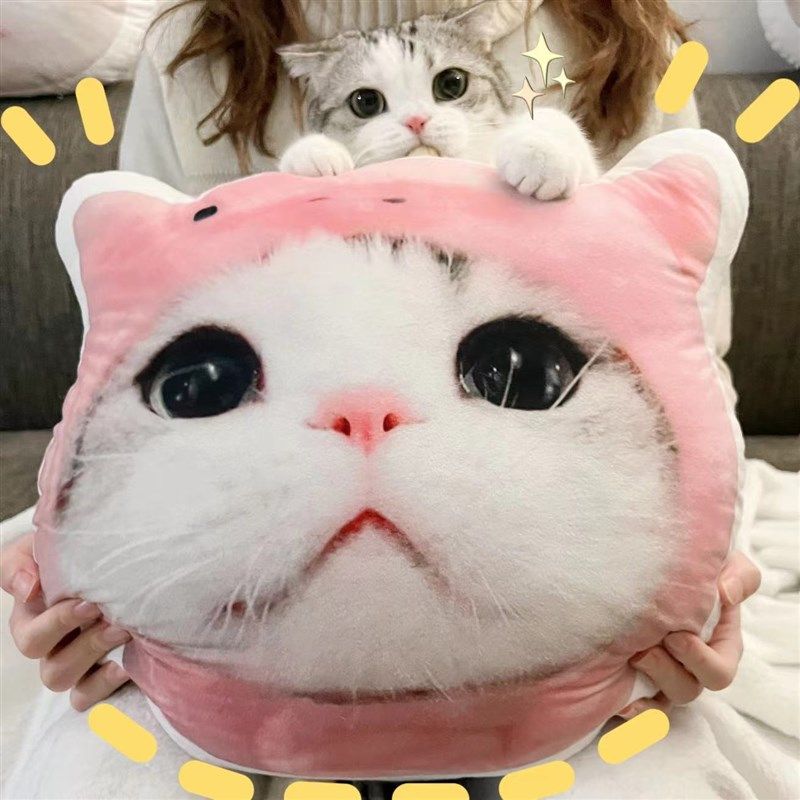 泡芙可爱抱枕床头靠垫汽车沙发卧室女生创意萌宠网红,个性定制/设计服务/DIY,抱枕定制,淘宝优惠券,粉丝福利购,淘宝优惠卷