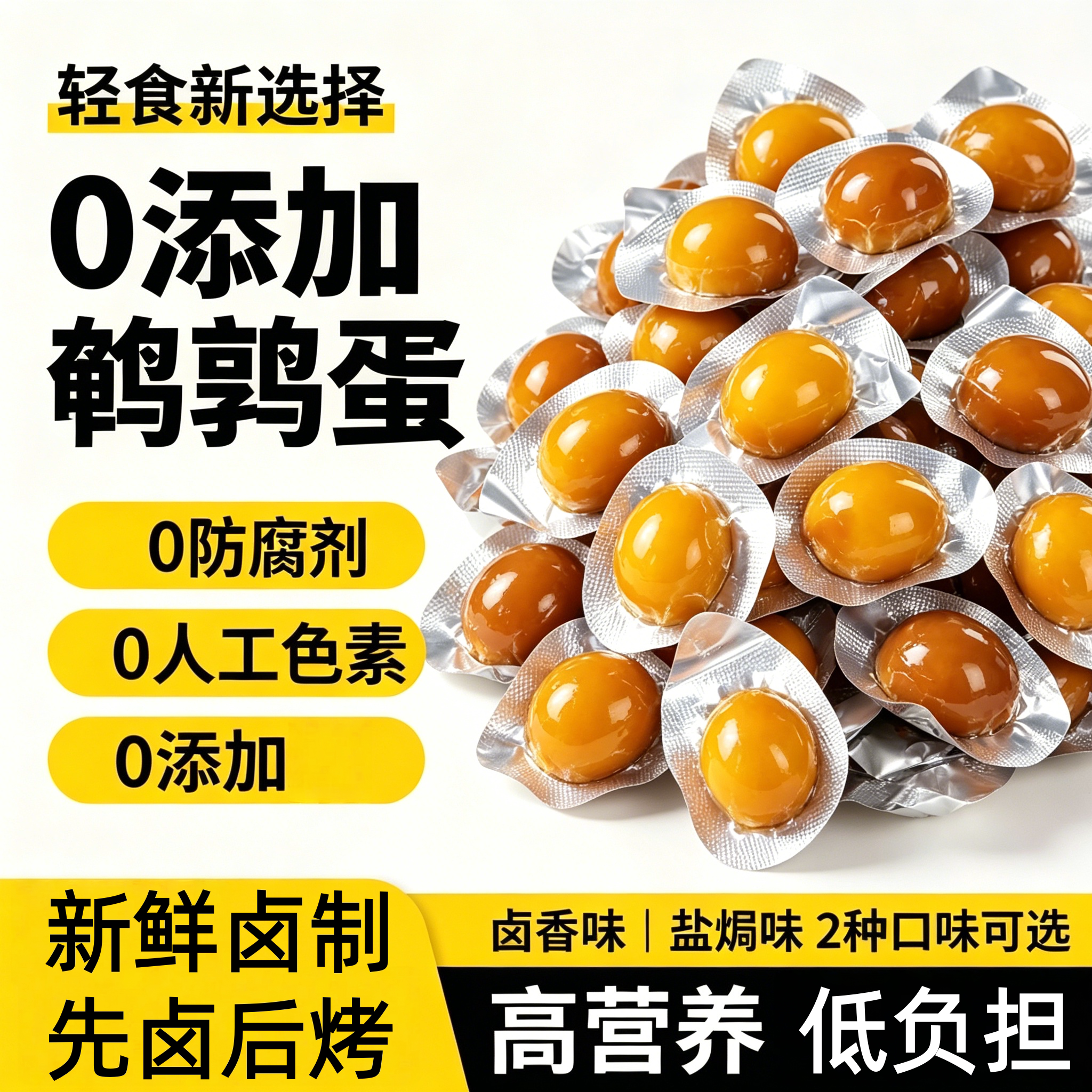 央妈推荐卤香鹌鹑蛋卤蛋独立包装混合口味休闲追剧零食官方旗舰店