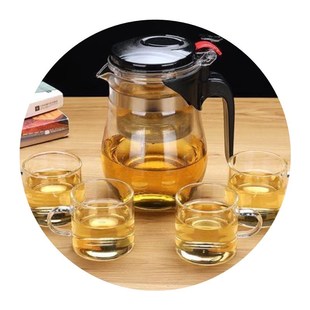 可拆洗内胆茶具过滤冲茶器泡茶杯 飘逸杯泡茶壶玻璃耐高温家用套装